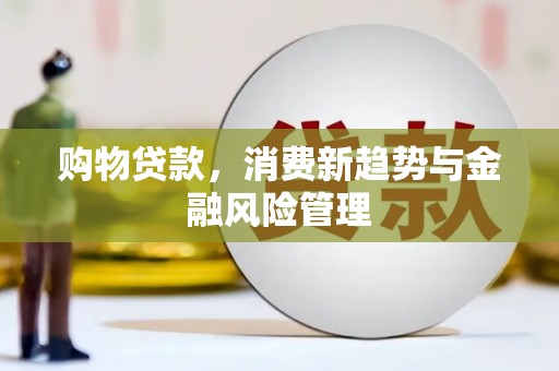 江海购物贷款，消费新趋势与金融风险管理
