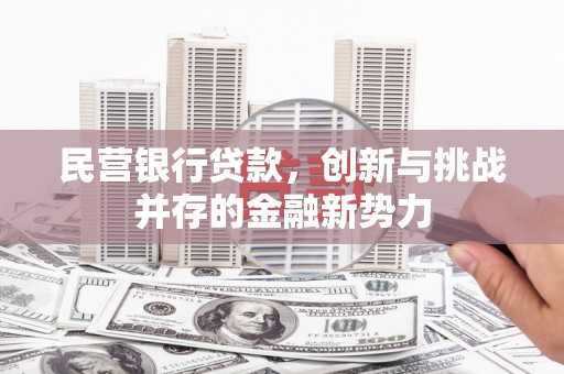 江海民营银行贷款，创新与挑战并存的金融新势力