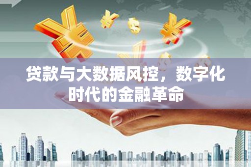 江海贷款与大数据风控，数字化时代的金融革命