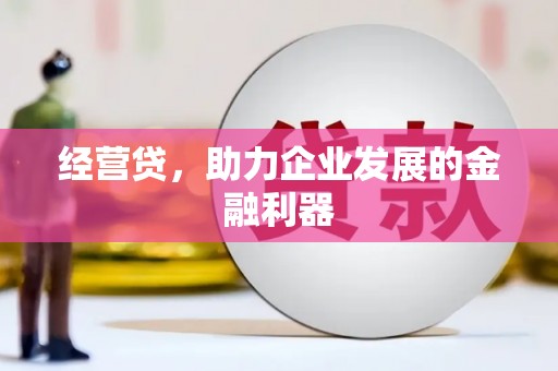 江海经营贷，助力企业发展的金融利器