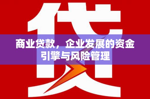 江海商业贷款，企业发展的资金引擎与风险管理