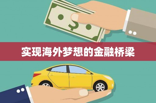 江海实现海外梦想的金融桥梁