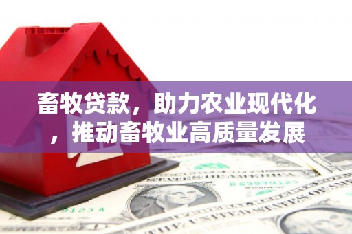 江海畜牧贷款，助力农业现代化，推动畜牧业高质量发展