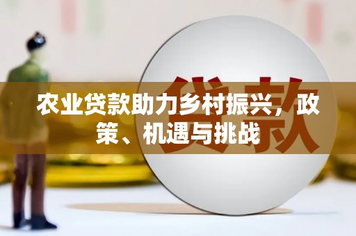 江海农业贷款助力乡村振兴，政策、机遇与挑战