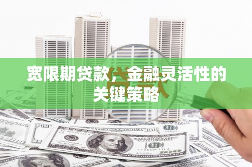 江海宽限期贷款，金融灵活性的关键策略