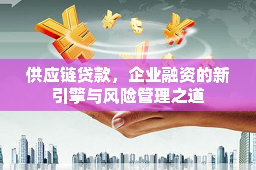江海供应链贷款，企业融资的新引擎与风险管理之道