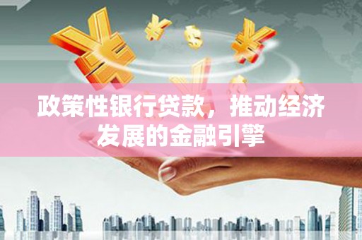 江海政策性银行贷款，推动经济发展的金融引擎