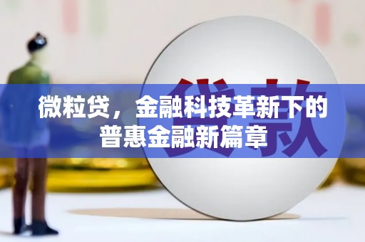 江海微粒贷，金融科技革新下的普惠金融新篇章