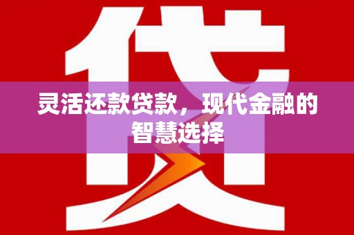 江海灵活还款贷款，现代金融的智慧选择