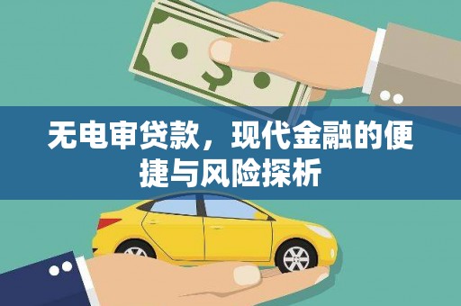 江海无电审贷款，现代金融的便捷与风险探析