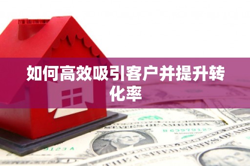 江海如何高效吸引客户并提升转化率