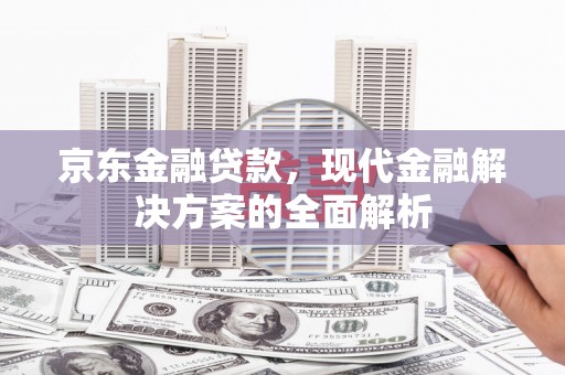 江海京东金融贷款，现代金融解决方案的全面解析