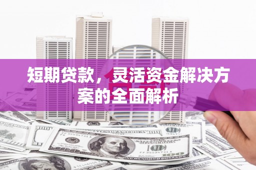 江海短期贷款，灵活资金解决方案的全面解析