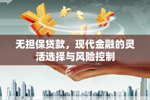 江海无担保贷款，现代金融的灵活选择与风险控制