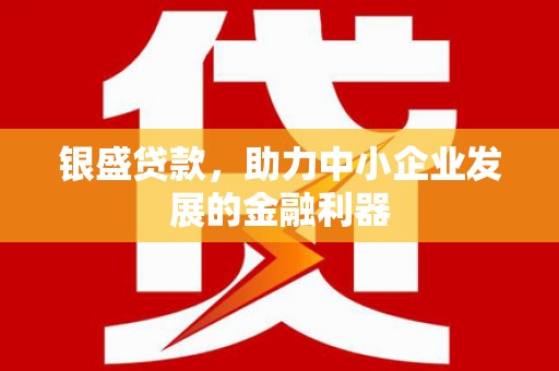 江海银盛贷款，助力中小企业发展的金融利器