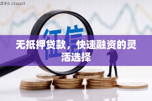 江海无抵押贷款，快速融资的灵活选择