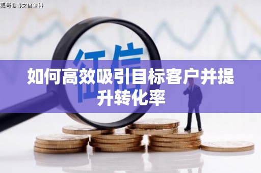 江海如何高效吸引目标客户并提升转化率