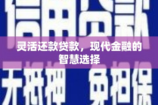 江海灵活还款贷款，现代金融的智慧选择
