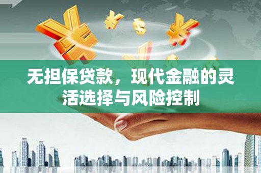 江海无担保贷款，现代金融的灵活选择与风险控制
