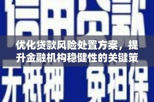 江海优化贷款风险处置方案，提升金融机构稳健性的关键策略