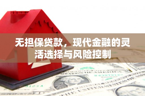 江海无担保贷款，现代金融的灵活选择与风险控制