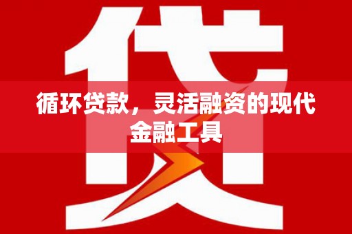 江海循环贷款，灵活融资的现代金融工具