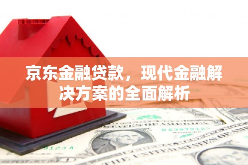 江海京东金融贷款，现代金融解决方案的全面解析