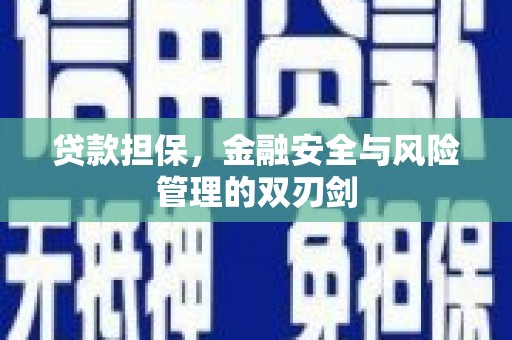 江海贷款担保，金融安全与风险管理的双刃剑
