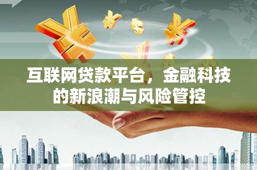 江海互联网贷款平台，金融科技的新浪潮与风险管控