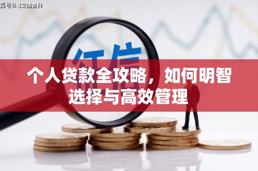 江海个人贷款全攻略，如何明智选择与高效管理