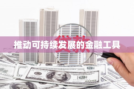 江海推动可持续发展的金融工具