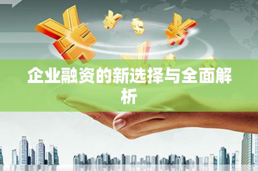 江海企业融资的新选择与全面解析