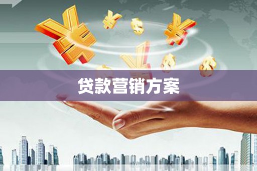 江海贷款营销方案