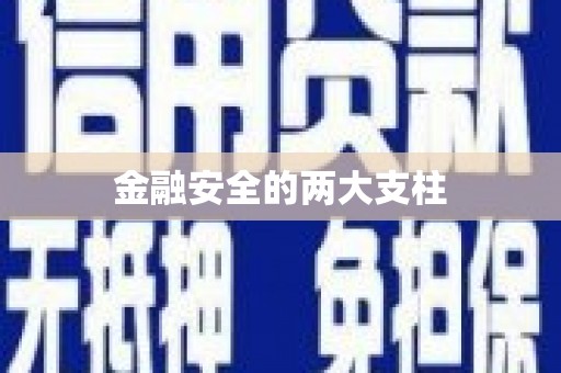 江海金融安全的两大支柱