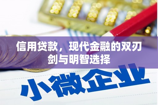 江海信用贷款，现代金融的双刃剑与明智选择